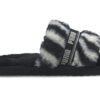 (WMNS) Fluff Slide „Wild – Black”