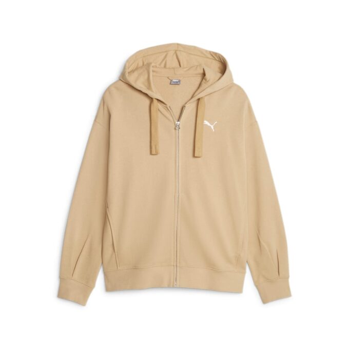 (WMNS) HER Bluza z kapturem zapinana na zamek „Tan”