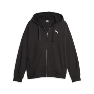 (WMNS) HER Terry Bluza z kapturem i zamkiem błyskawicznym w kolorze zielonym
