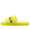 (WMNS) Klapki Fluff Slides w kolorze Fluo Yellow