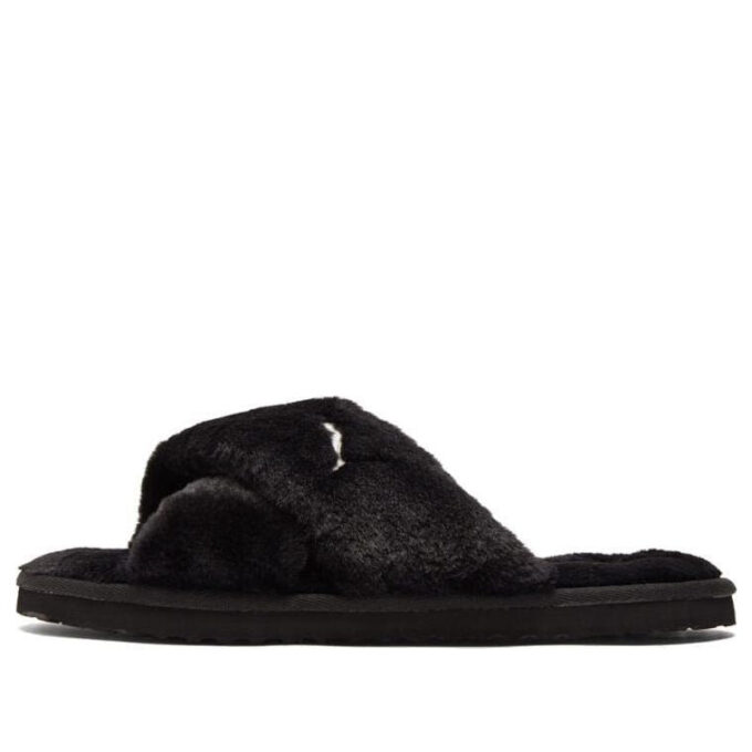 (WMNS) Klapki Fluff X Strap Slide w kolorze czarnym