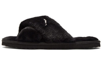 (WMNS) Klapki Fluff X Strap Slide w kolorze czarnym