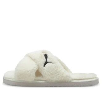 (WMNS) Klapki Fluff X Strap Slide w kolorze „Whisper White”