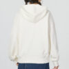 (WMNS) Klasyczna bluza z kapturem oversize TR „Biało-szara”