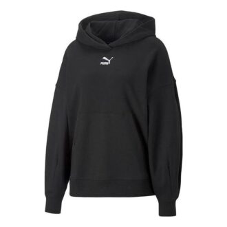 (WMNS) Klasyczna bluza z kapturem oversize TR „Czarno-biały”
