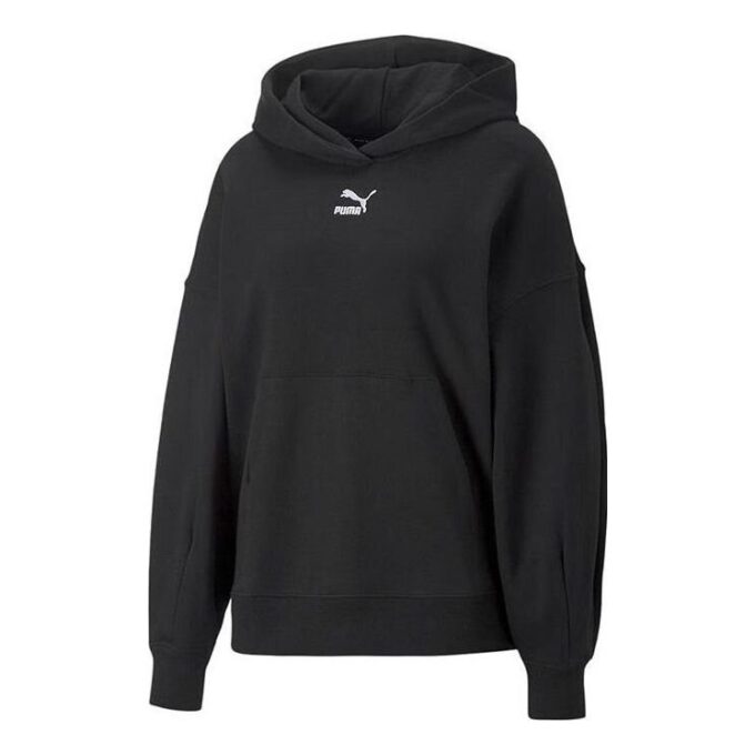(WMNS) Klasyczna bluza z kapturem oversize TR „Czarno-biały”