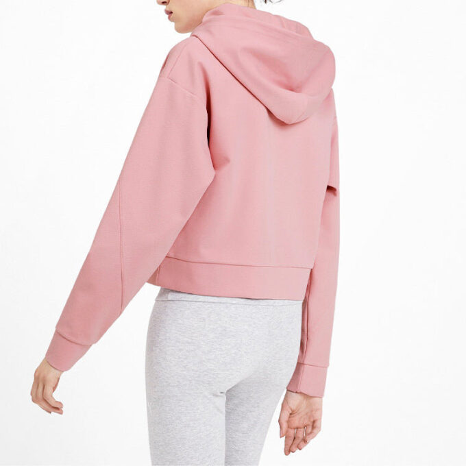 (WMNS) Klasyczna bluza z kapturem z logo w kolorze różowym
