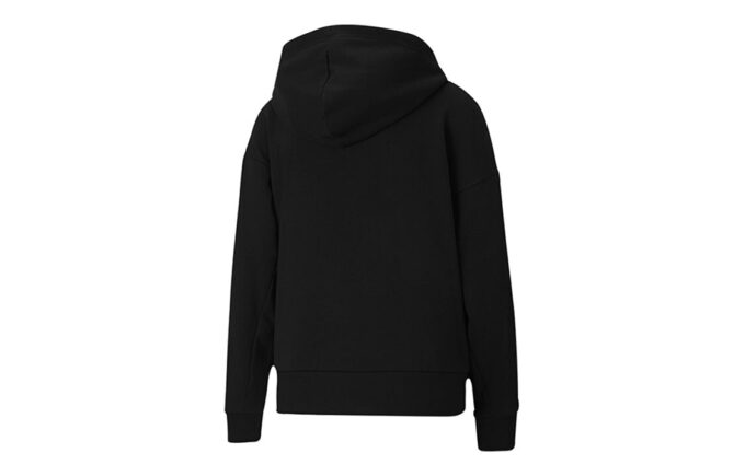 (WMNS) Klasyczna bluza z kapturem z nadrukiem logo w kolorze czarnym