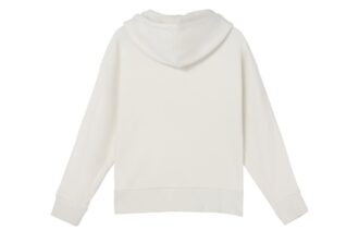(WMNS) Klasyczna bluza z kapturem z nadrukiem logo w kolorze szarym