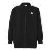 (WMNS) Klasyczna kurtka typu bomber z nadrukiem logo w kolorze czarnym