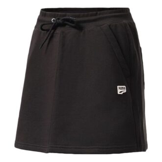 (WMNS) Klasyczna spódnica T7 Athleisure Casual Sports Drawstring Black