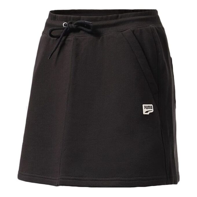 (WMNS) Klasyczna spódnica T7 Athleisure Casual Sports Drawstring Black