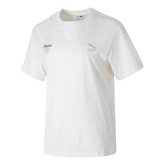 (WMNS) Klasyczny bawełniany T-shirt w kolorze beżowym