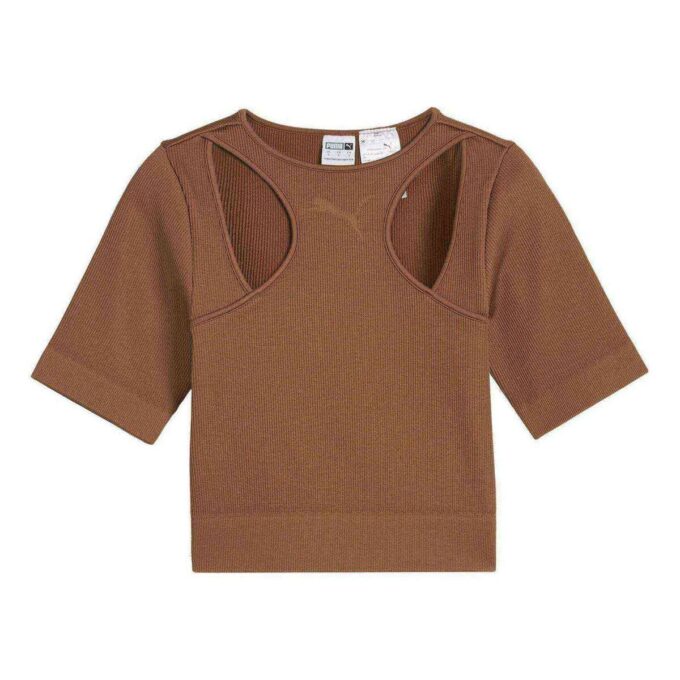 (WMNS) Koszulka Dare To Muted Motion w kolorze brązowym