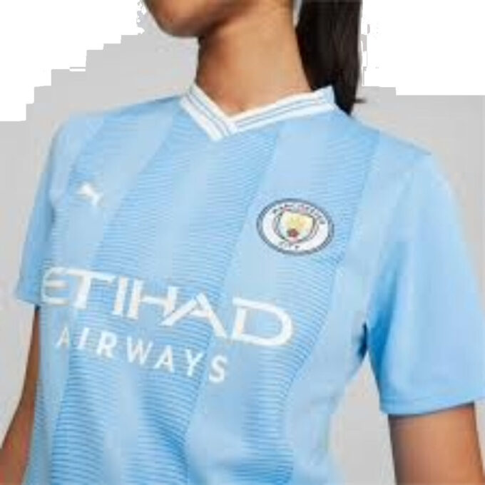(WMNS) Koszulka domowa Manchester City 23/24 „Niebiesko-biała”