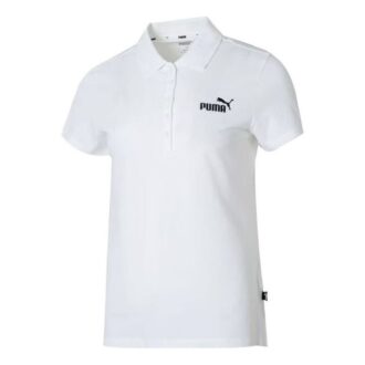 (WMNS) Koszulka polo z logo „Biała” (WMNS) Koszulka polo z logo „Biała”