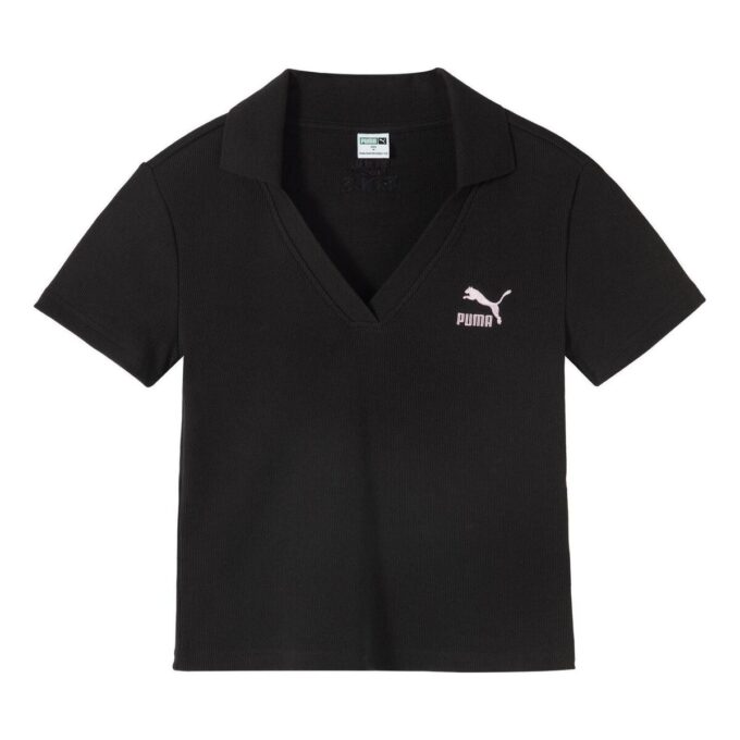 (WMNS) Koszulka polo z logo „Czarna”