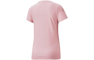 (WMNS) Koszulka z klasycznym logo, duży nadruk logo, sportowy krótki rękaw, różowa (WMNS) Koszulka z klasycznym logo, duży nadruk logo, sportowy krótki rękaw, różowa