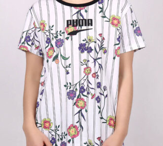 (WMNS) Koszulka z krótkim rękawem z logo w kolorze białym (WMNS) Koszulka z krótkim rękawem z logo w kolorze białym