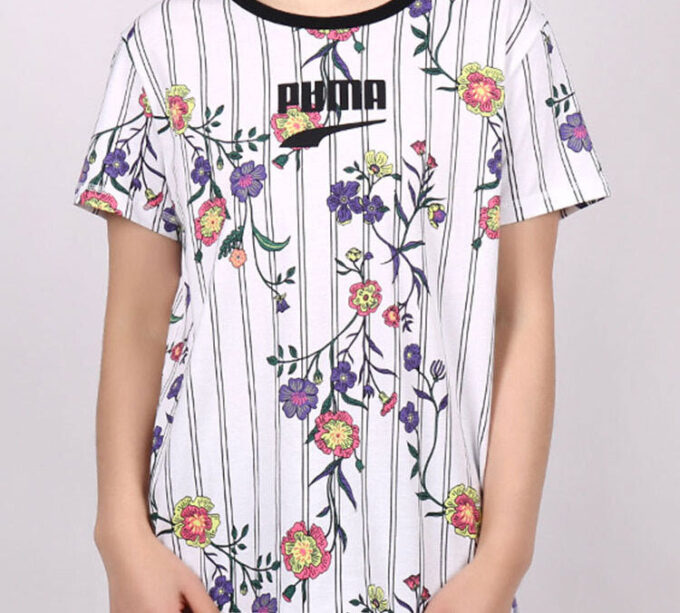 (WMNS) Koszulka z krótkim rękawem z logo w kolorze białym