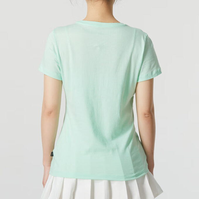 (WMNS) Koszulka z logo Essentials „Zielony Srebrny”