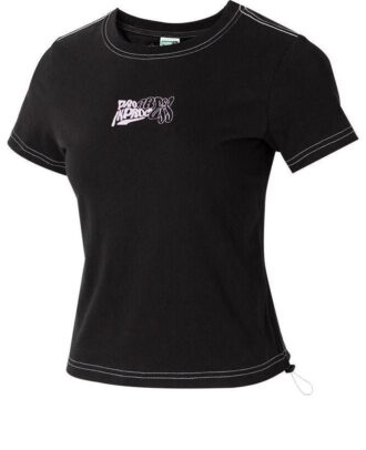 (WMNS) Krótki top graficzny „Czarny”