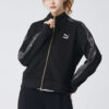 (WMNS) Kurtka dzianinowa Keep Warm Stand Collar w kolorze czarnym