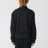 (WMNS) Kurtka dzianinowa Keep Warm Stand Collar w kolorze czarnym