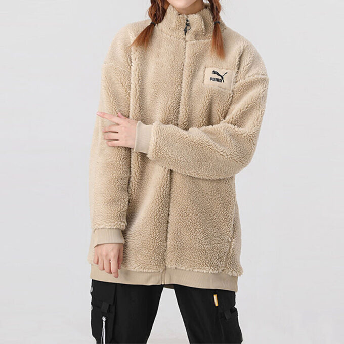 (WMNS) Kurtka Interstellar Teddy w kolorze beżowym