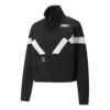 (WMNS) Kurtka Pi Dblknit z nadrukiem logo i stójką w kolorze czarnym