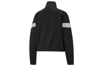 (WMNS) Kurtka Pi Dblknit z nadrukiem logo i stójką w kolorze czarnym (WMNS) Kurtka Pi Dblknit z nadrukiem logo i stójką w kolorze czarnym