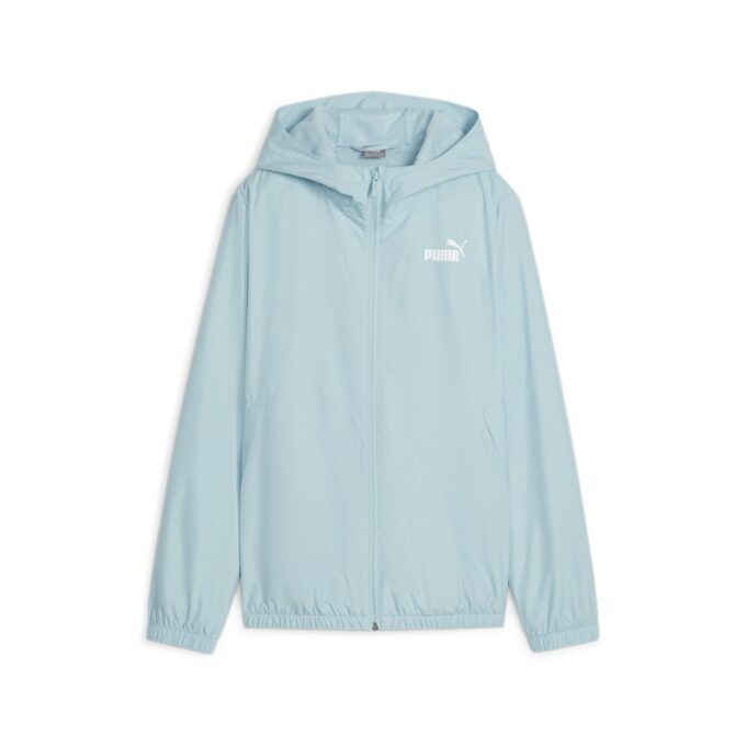 (WMNS) Kurtka wiatrówka Essential Solid w kolorze jasnoniebieskim