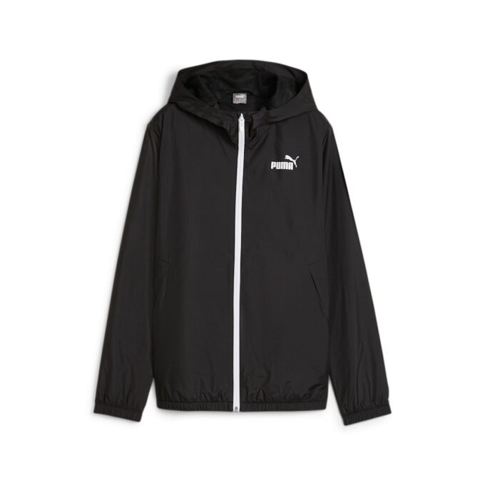 (WMNS) Kurtka wiatrówka Essentials Solid „Czarna”