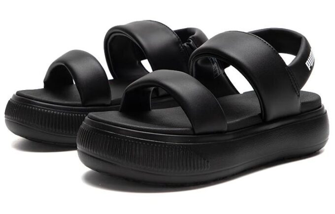 (WMNS) Mayu Puffy Slides „Black”