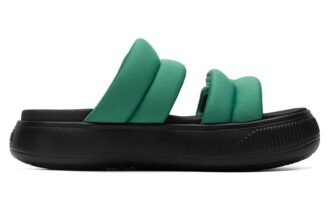 (WMNS) Mayu Puffy Slides „Green Black”