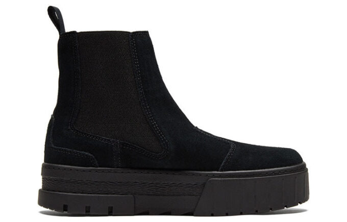 (WMNS) Mayze Chelsea Suede „Triple Black”