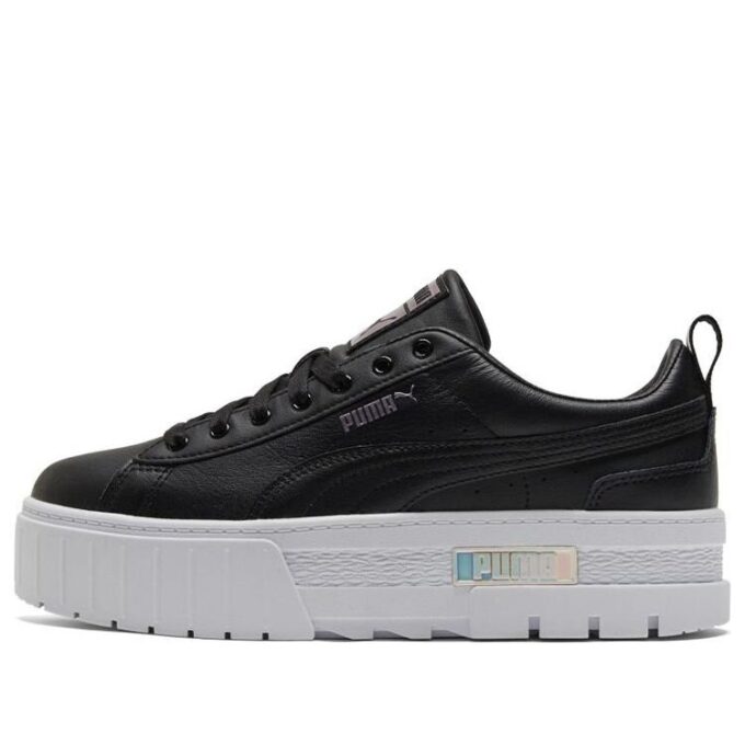 (WMNS) Mayze Lth Iridescent Sneakers Czarno-Białe