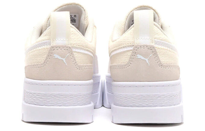 (WMNS) Mayze Patchwork Gruba Podeszwa Retro Casual Buty do Skateboardingu Białe