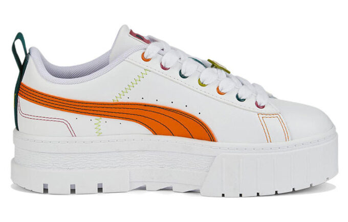 (WMNS) Mayze Pierced „White Orange Brick”
