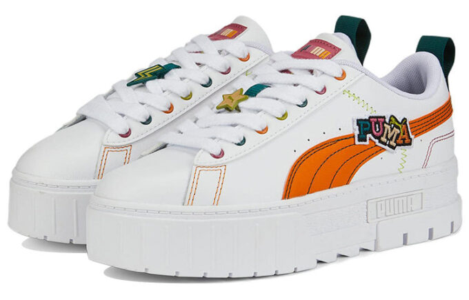 (WMNS) Mayze Pierced „White Orange Brick”