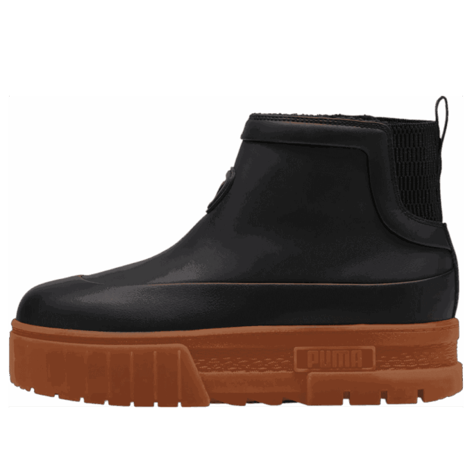 (WMNS) Mayze Wellis Leather Mid „Black”