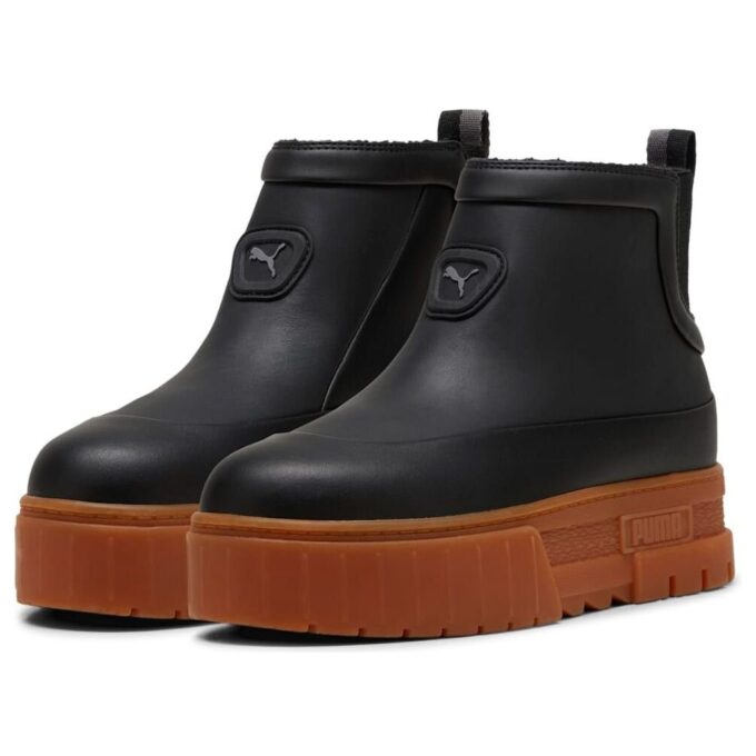 (WMNS) Mayze Wellis Leather Mid „Black”