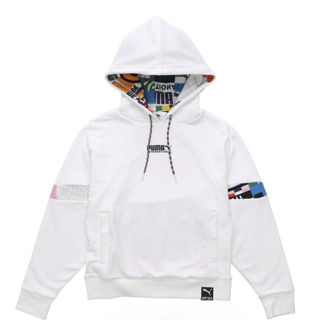 (WMNS) Międzynarodowa bluza z kapturem „Biało-czarna”