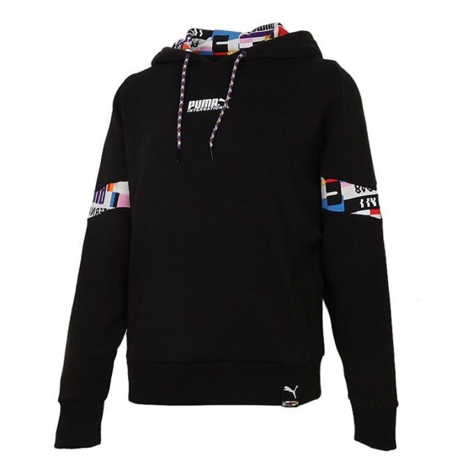 (WMNS) Międzynarodowa bluza z kapturem „Czarno-biała”