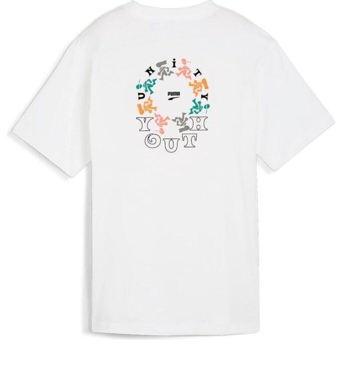 (WMNS) Młodzieżowa koszulka graficzna „Biała”