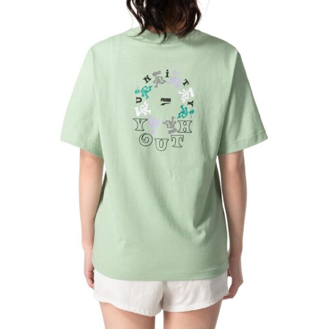 (WMNS) Młodzieżowa koszulka z logo „Zielona”