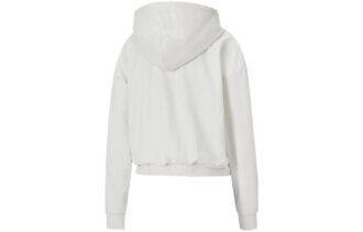 (WMNS) Nowoczesna sportowa bluza z kapturem „Biały Burgund”