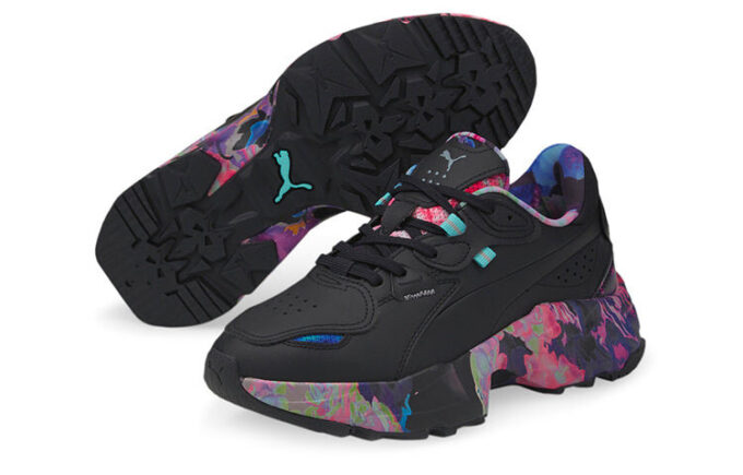 (WMNS) Orkid „Kwiatowy – Czarny Elektro Aqua”