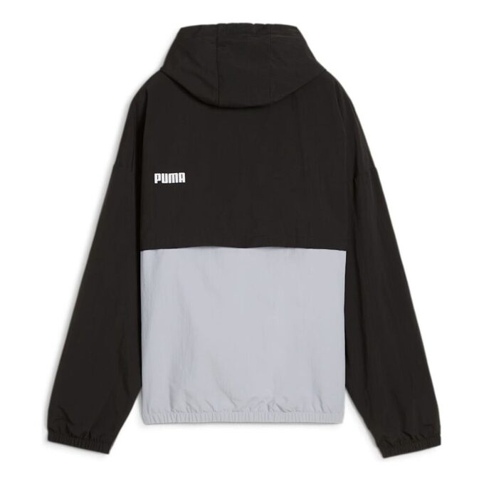 (WMNS) Oversize’owa wiatrówka z kapturem w kolorze szarym