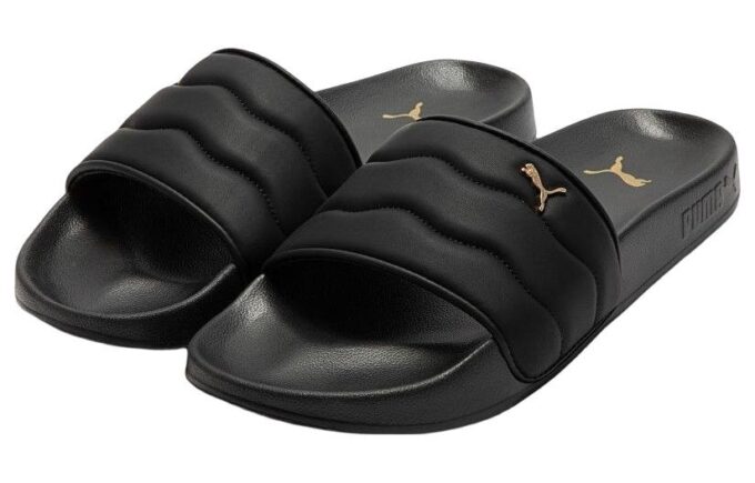 (WMNS) Ołów Cat 2.0 Puffy „Black Metallic Gold”